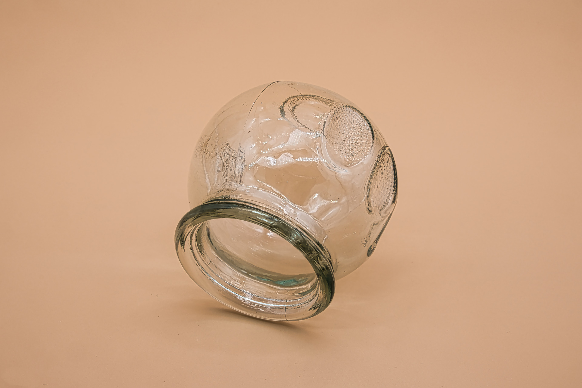 Schröpfkopf Glas dickwandig 6,5 cm