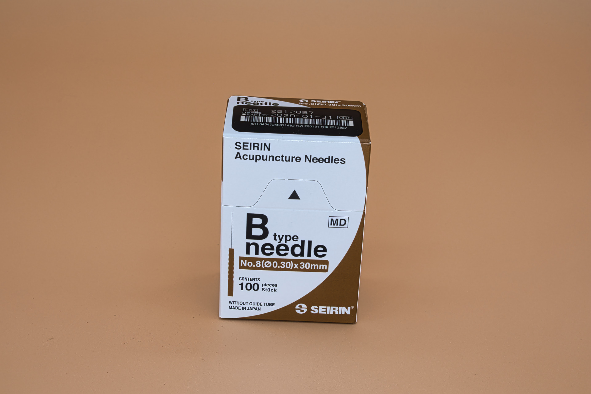 Akupunktur-Nadel SEIRIN Typ B; Nr. 8; 0,30 x 30 mm (Schachtel mit 100 Nadeln) Akupunktur-Nadel SEIRIN Typ B; Nr. 8; 0,30 x 30 mm (Schachtel mit 100 Nadeln)